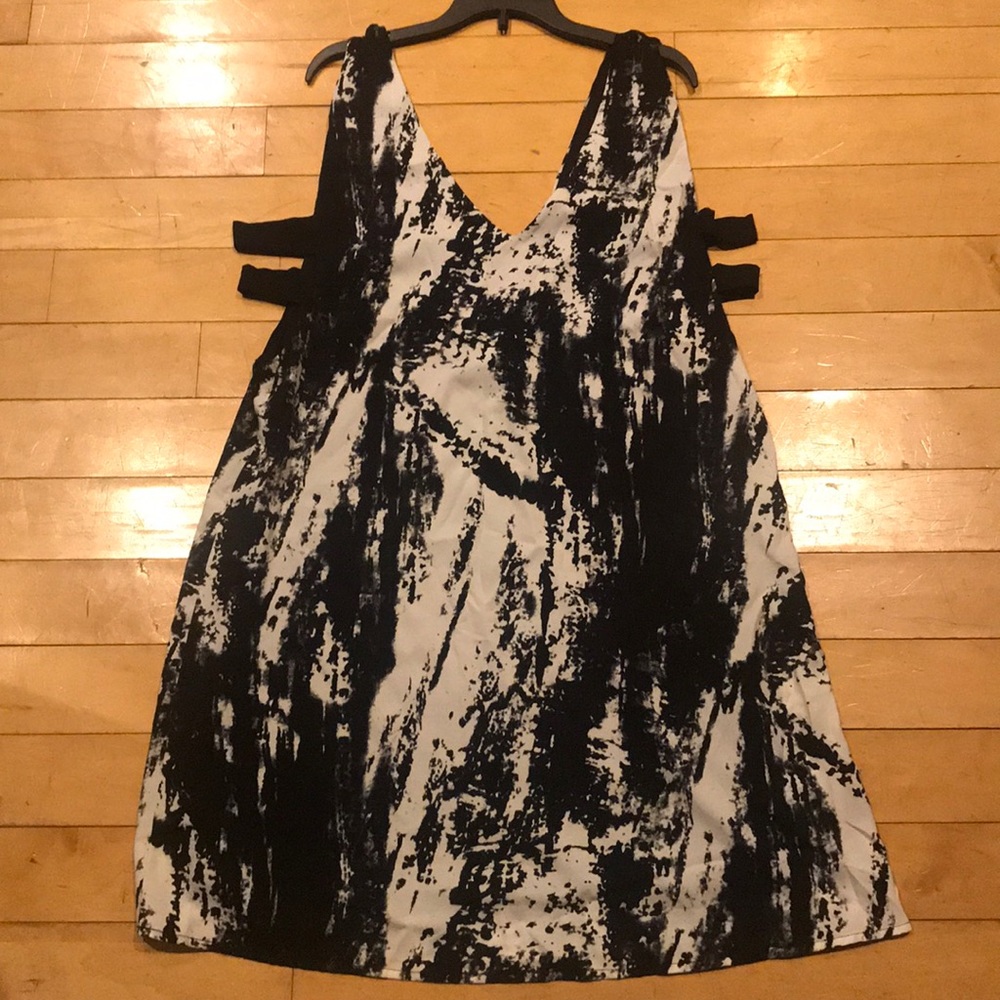Black and White Cocktail Dress